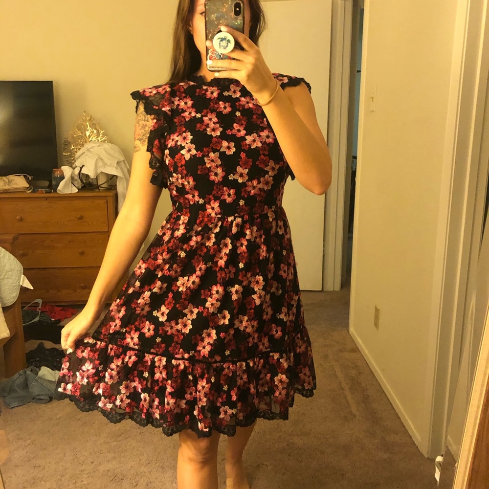 Kate Spade floral lace dress
